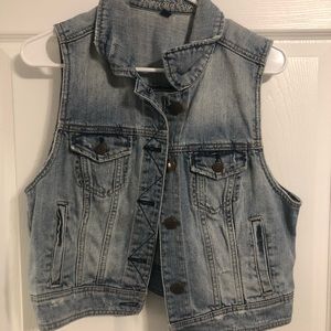 American Eagle Denim Vest